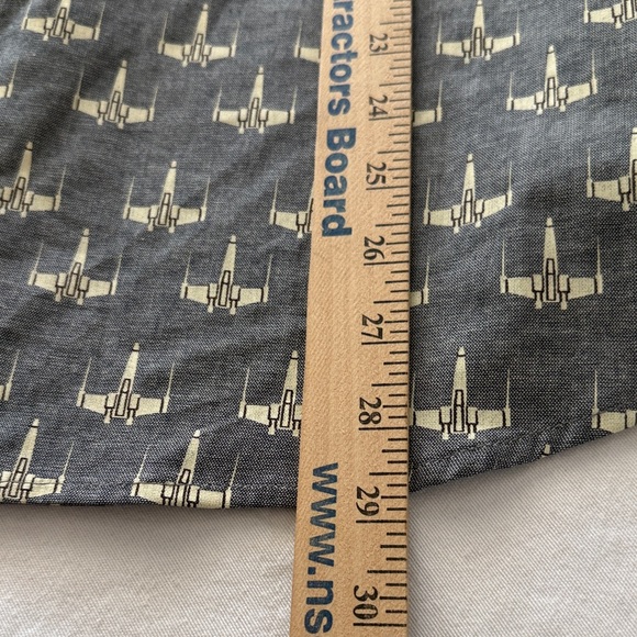 Star Wars X Wing Starfighter Button Down Shirt - Picture 14 of 16